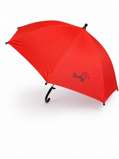 Brolly Jr NYR - Open canopy with handle 