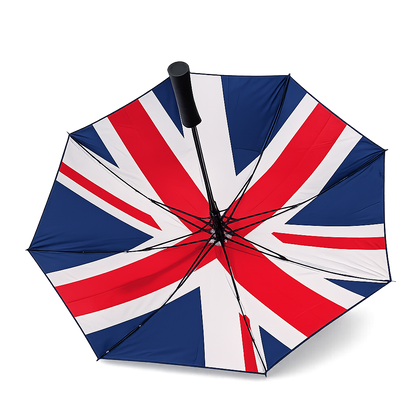 Brolly Union compact windproof umbrella — Union Jack canopy detail